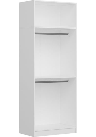 Kale 2 Kapaklı Zincir Dolap-yüklük - Beyaz 255cm