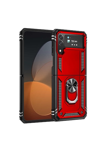 Galaxy Z Flip 4 Uyumlu Uzrm Vega Kılıf-mavi Mavi