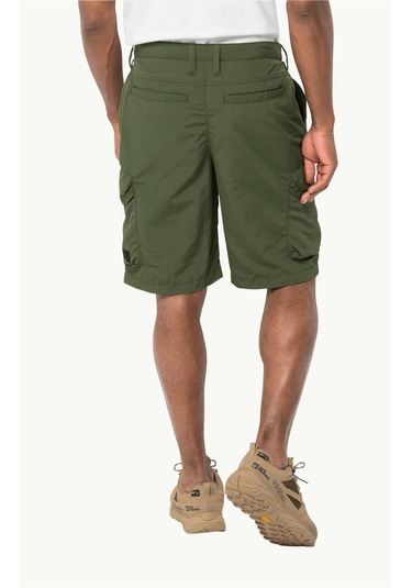 Jack Wolfskin Kalahari Cargo Erkek Şort-26408 - Yeşil