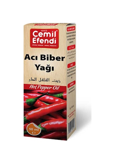 Cemilefendi Acı Biber Yağı 50 ML