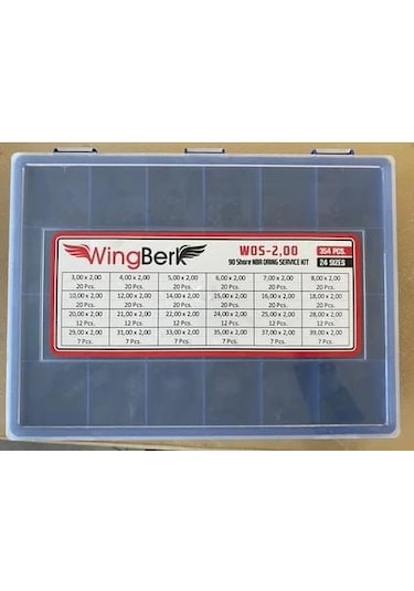 Wingberk Wos-2,00 90 Shore Nbr Oring Seti 1 Adet