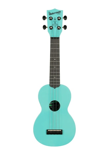 Kala Waterman Recycled Soprano Ukulele Aqua Mist - Glow In The Dark