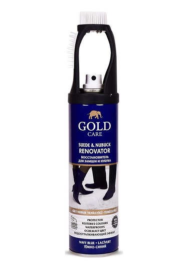 Gold Care Süet Nubuk Ayakkabı Temizleyici Fırçalı Bakım Sprey Boyası 200 Ml 001