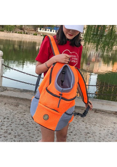 Samdoo Köpek Sırt Çantası, Orta Boy Siyah, Nispeten Konforlu Ve Havalandırmalı, Dışarı Çıkışlar İçin Drawstring Tasarımı