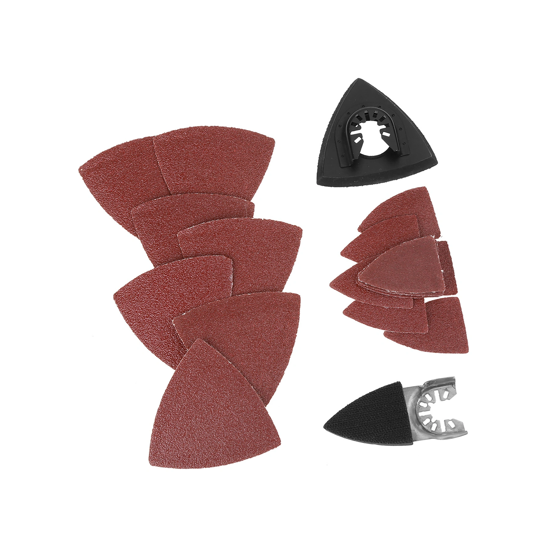 Tenfowee 82 Adet Çok Amaçlı Zımpara Yastığı Seti - Oscillating Tool Aksesuarı, Ahşap/plastik/yumuşak Metal Taşlama, Dayanıklı Karbon Çelik