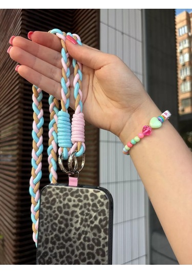 Yummy Case Telefon İçin Trendy Örgü Gökyüzü Mavi Şerit 235835825