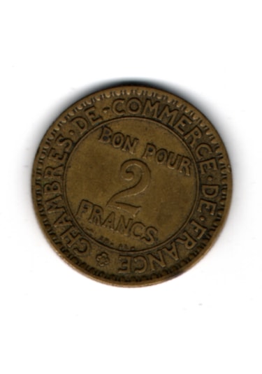 Fransa 2 Frank 1921 Mp2062