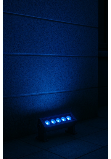 Goben Light Wallwasher 6w 20 Cm Duvar Boyama Armatürü-mavi Mavi