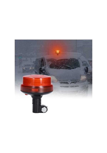 Artfulabode Yanıp Sönen Traktör Led Işıkları, Su Geçirmez Forklift Aydınlatma, 12-24v Fm İnşaat Güvenlik Aracı Feneri