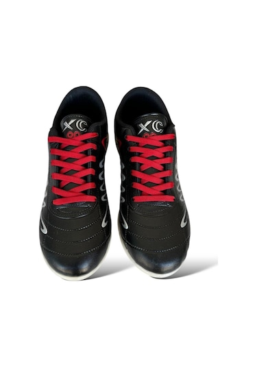 Erkek Krampon Dişli Futbol Ayakkabısı Siyah - Gümüş Siyah - Gümüş