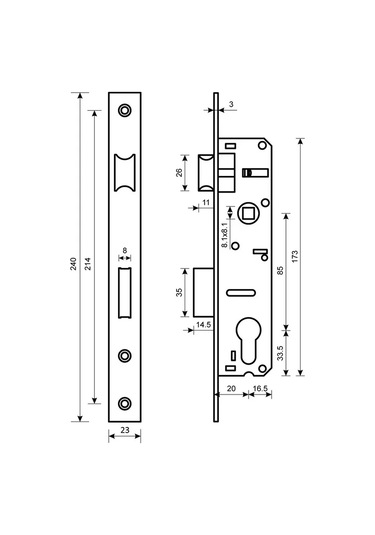 Ip Sarvarov N.ı Kapı Ve Kapılar İçin Kulplu Hazır Kilit Seti 300287884