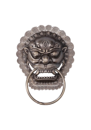 Çin Tarzı Hayvan Başlı Tokmağı Ahşap Kapı Halkası Yedek Parça Huiliang