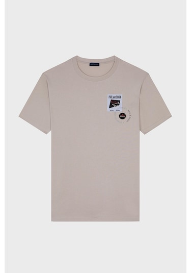 Paul & Shark Erkek T Shirt 24411117 029 Taş Taş