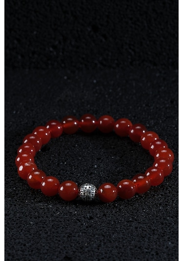 Ssilhoutte Doğaltaş Sertifikalı Akik Doğal Taş Nazar Bilekliği Gümüş Aparatlı Kadın Ve Erkek Doğal Taşlı Bileklik Çok Renkli