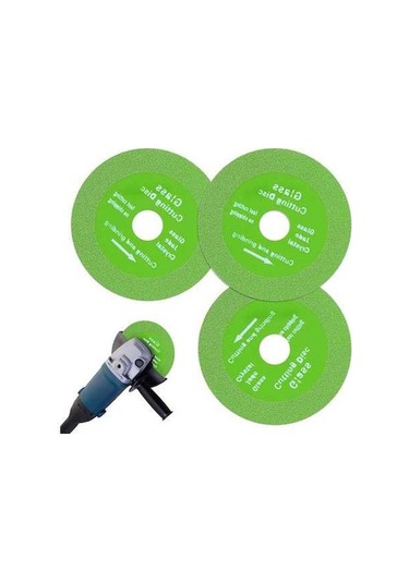 Pazly Elmas Kesici Disk - 3'lü Ultra İnce Testere 100/115mm, Cam, Seramik, Kristal Kesim