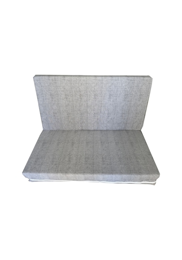 Şark Köşesi Minderi Büyük Ölçü Katlanır Sünger Yatak 120x195x8 Cm-gri-çift Kişilik Yatak Çok Renkli