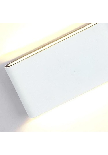 Suntek 3000k Suya Dayanıklı Led Yukarı Aşağı Duvar Lambası 12w Beyaz