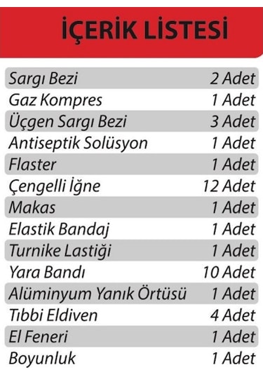 Sealux İlk Yardım Seti 25x16x8cm