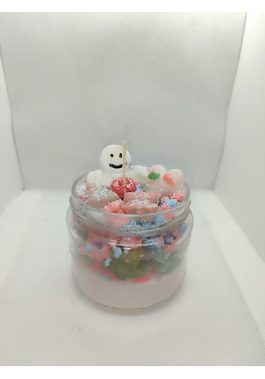 Kurabiye Adam Kavanozda Yılbaşı Partisi Mum