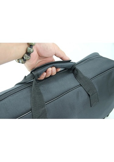 Gateesat Siyah Dayanıklı 1680d Oxford Çok Amaçlı Çanta, Ayarlanabilir Askı Ve Çift Fermuarlı