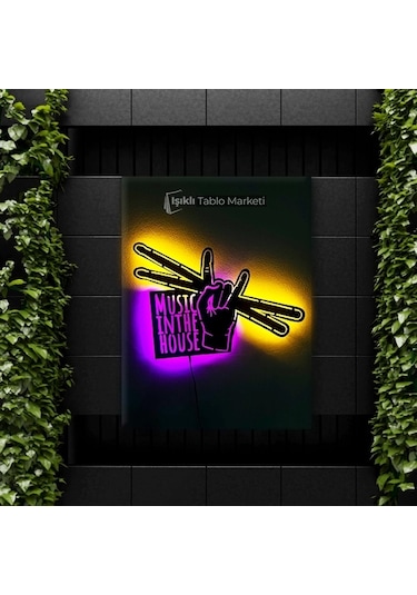 Işıklı Tablo Marketi Music İn The House