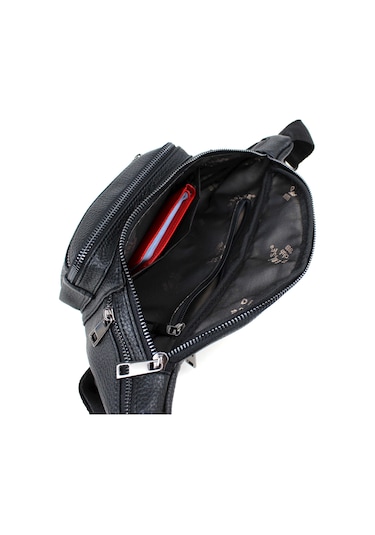 Deri,Se Club Erkek Kahverengi Çok Cepli Omuz Ve Bel Çantası Kahverengi (547268886)