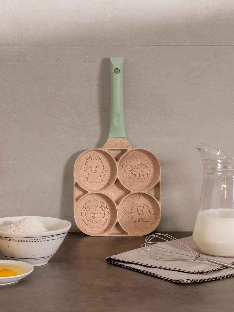 Agness Smile 18,5 Cm Anti-yapışkan Pancar Tavası 167281035 Bej