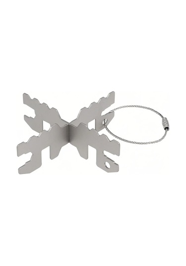 Yifomall Titanium Çapraz Alkol Ocağı Tutucusu - Ultra Hafif Kamp, Piknik, Manavcılık Aksesuarı 20g Gümüş