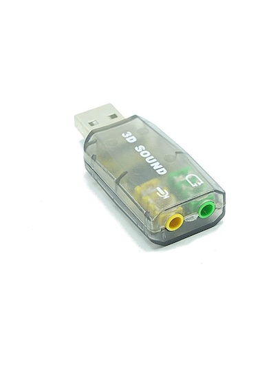 Usb 2.0 Ses Kartı Microfon Ve Kulaklık Çevirici