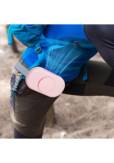 Homyl Taşınabilir Bel Fan Spor Soğutma Fanı Rahat Ekipman 3