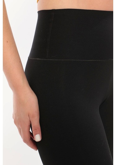 Yeni Sezon Toparlayıcı Sıkılaştırıcı Vücut Şekillendirici Yüksek Bel Lazer Kesim Korse Tayt SiYAH