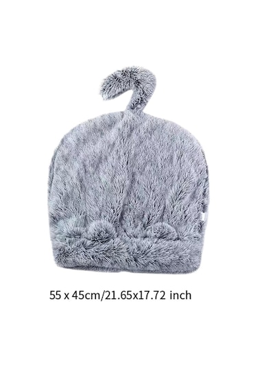 Suntek Kedi Uyku Tulumu Rahat Kapalı Yatağı Mağarası Gri