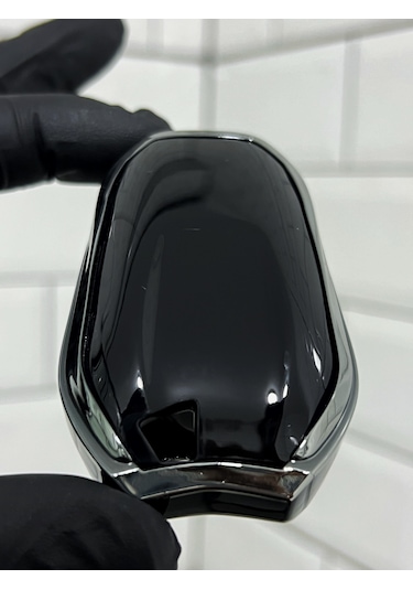 Peugeot 208 308 408 508 2008 3008 5008 Uyumlu Anahtar Kılıfı Gümüş - Siyah