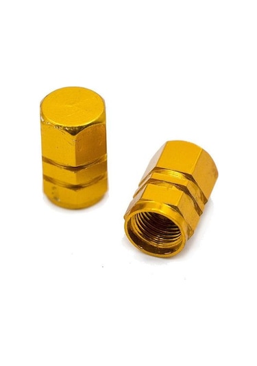 Alüminyum Sibop Kapağı 4'lü Set Gold Sarı