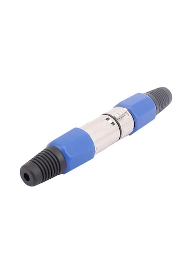 2 Adet - 3 Pin Xlr Konektörü Dişi + Erkek Mikrofon Jackı - Mikrofon Ses Jakı