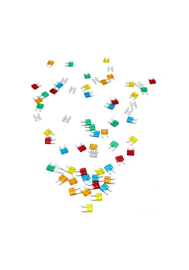 Ximistore9 60 Adet Çinko Alaşımlı Mini Sigorta Seti 5a-30a - Dayanıklı Ve Hafif 5