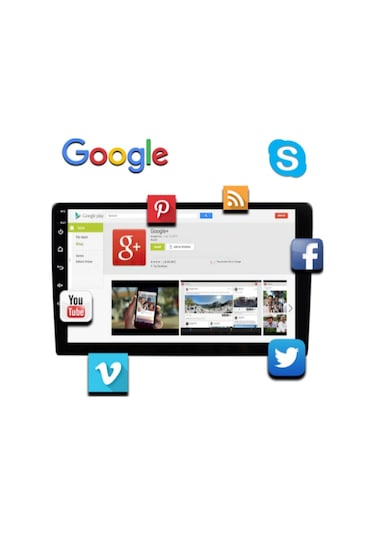 Renault Symbol 2012 2019 Android Multimedya Teyp 9' Ips Ekran Oem