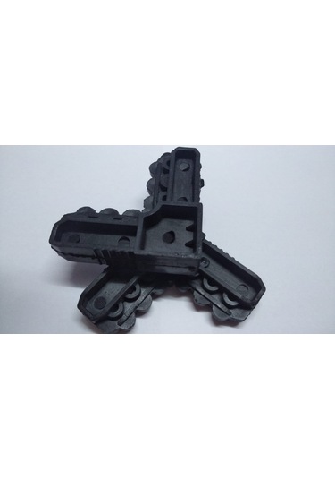 17 25 Sineklik Köşe Takozu Siyah 10 Adet