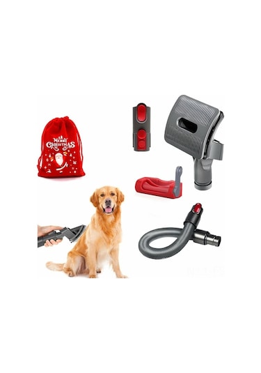 Hfambition Köpek Saç Temizleme Fırça Seti - V7/v8/v10/v11 Uyumlu, Saç Dökülmesini Önleyen, Ev Temizliği İçin Vakum Bağımlı Aksesuar