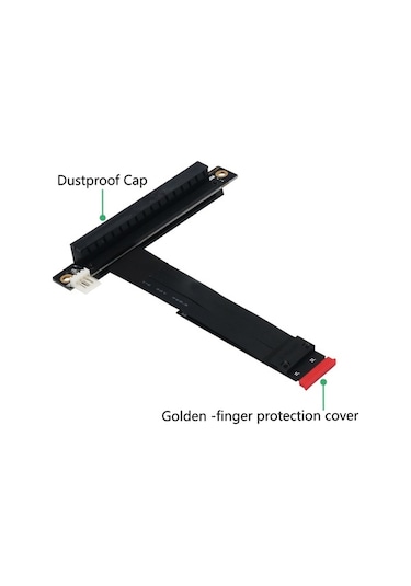 Pazly M.2 Nvme 3.0 16x Ssd Uzatma Kablosu, 2230-2280, Yüksek Hızlı Ve Kararlı, Pcı-e Desteği, Kısa Kablo Uzunluğu