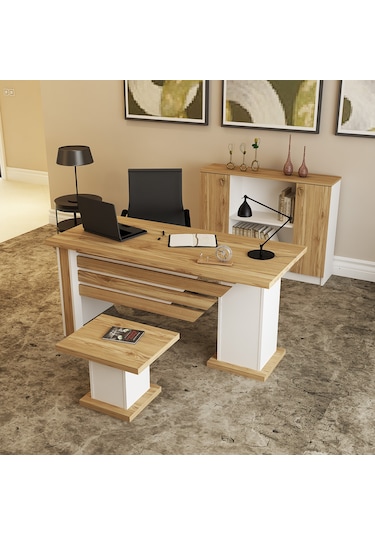 KALENDER DEKOR OPHİRA-1-2-4 OFİS BÜRO MASASI TAKIMI OPH02
