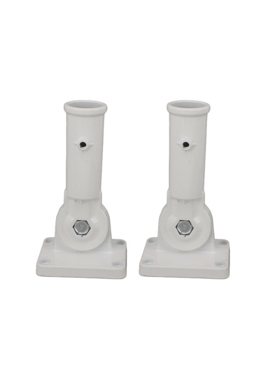 Kangvka Alüminyum Duvarlı Bayrak Direği Tutucu - 180 Derece Açılımlı, Ev/ofis İçin, Dayanıklı Malzeme, Kolay Kurulum