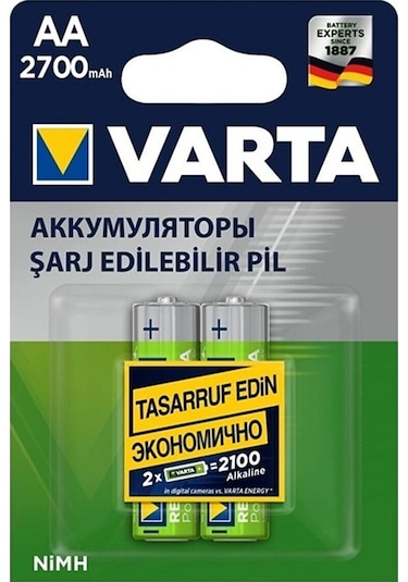 Varta 2700 Mah AA Pil ( 2 Adet )