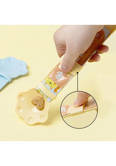 Tcherchi Pençe Şeklinde Kedi Pet Kedi Şerit Besleyici Kaşık