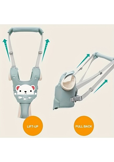 Tcherchi Bel Korumalı ve Düşmeyi Önleyici Çekiş Halatlı Bebek Yürüme Kemeri