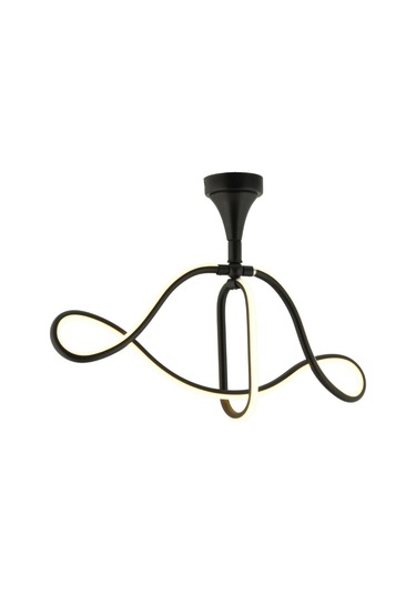 Helin Siyah 50 Watt Sarkıt 3 Renkli Ledli Modern Mutfak Banyo Led Salon Sarkıt Avize