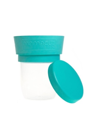 Mamacup Dökülmeyi Önleyen Atıştırmalık Kap Turkuaz