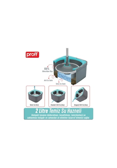 Proff Triton Temizlik Seti Gri