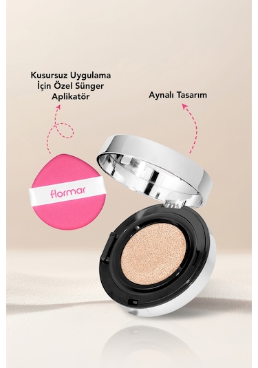 Flormar K-Spirit Cover Up Yüksek Kapatıcı & Uzun Süre Kalıcı Doğal Bitişli Fondöten 003 Lightsnd