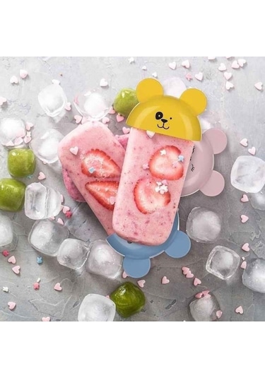 Büro Ev Ofis Buzdolabı İçin 4bölme Kolay Sevimli Meybuz Dondurma Kalıbı Diğer